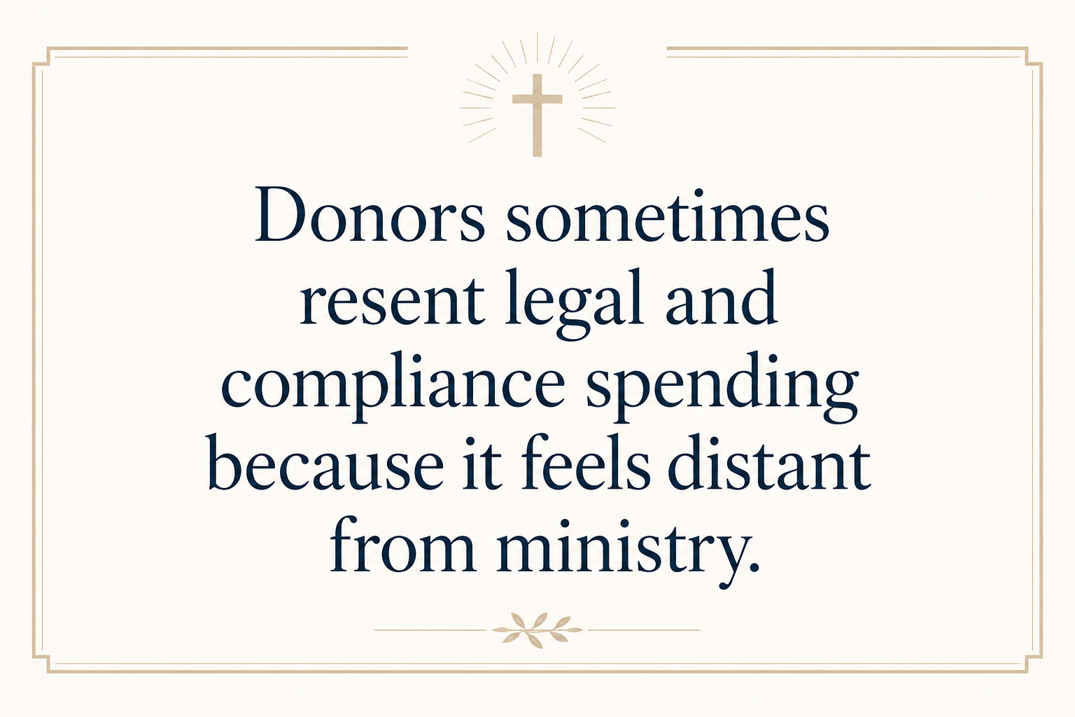 Key insight about How Christian counseling ministries budget for client care