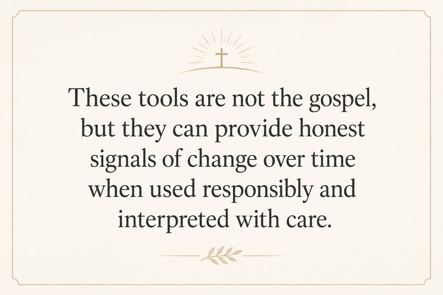 Key insight about How Christian Counseling Ministries Measure Impact
