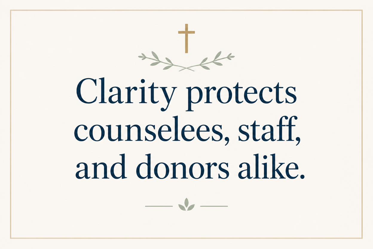 Key insight about How Christian counseling ministries measure outcomes