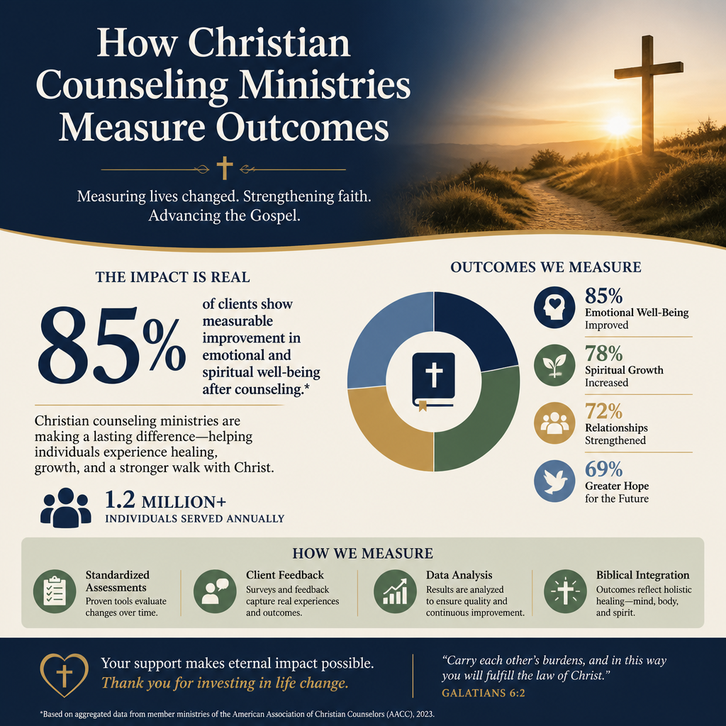How Christian counseling ministries measure outcomes statistics