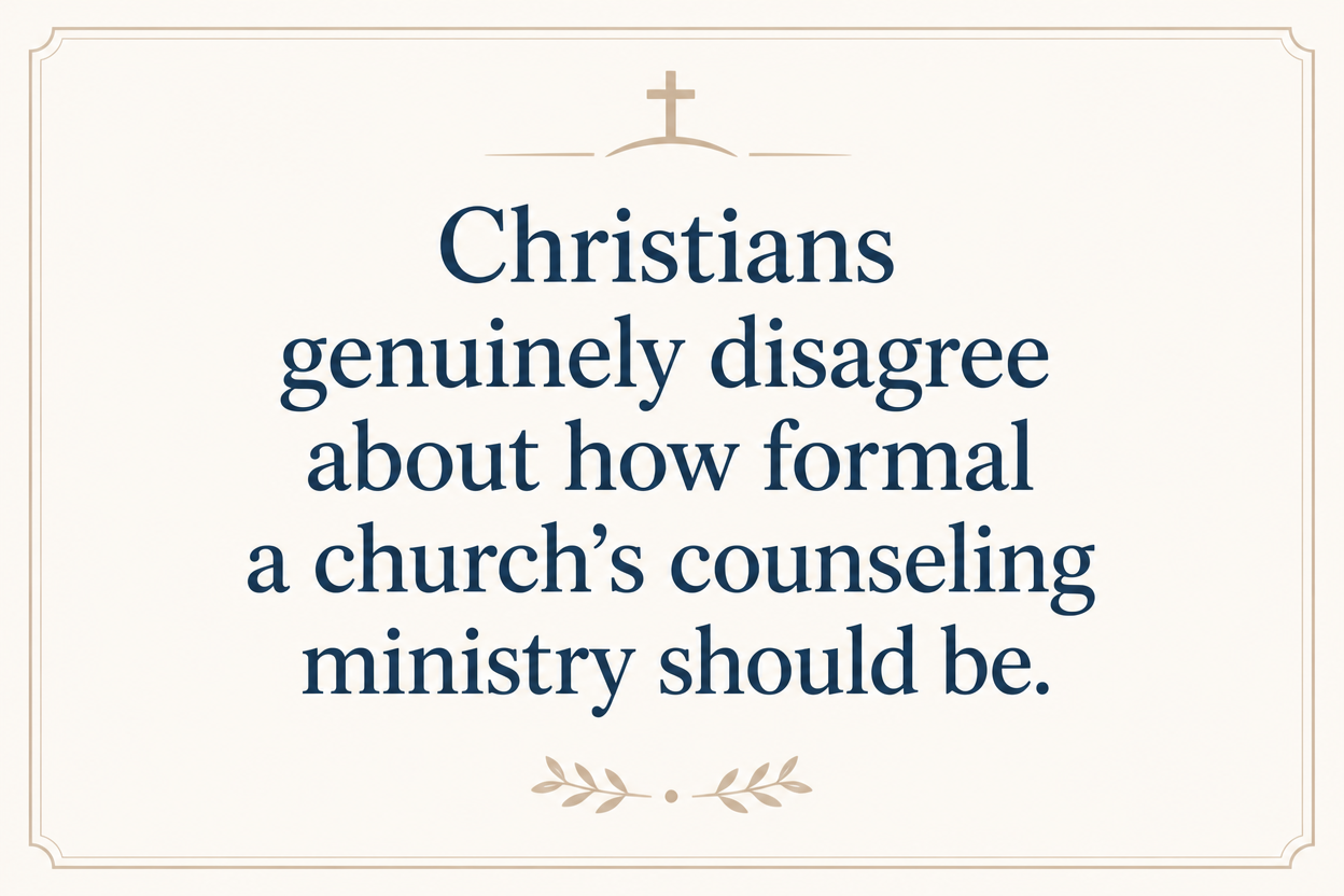 Key insight about How Christian counseling ministries train churches in care referrals