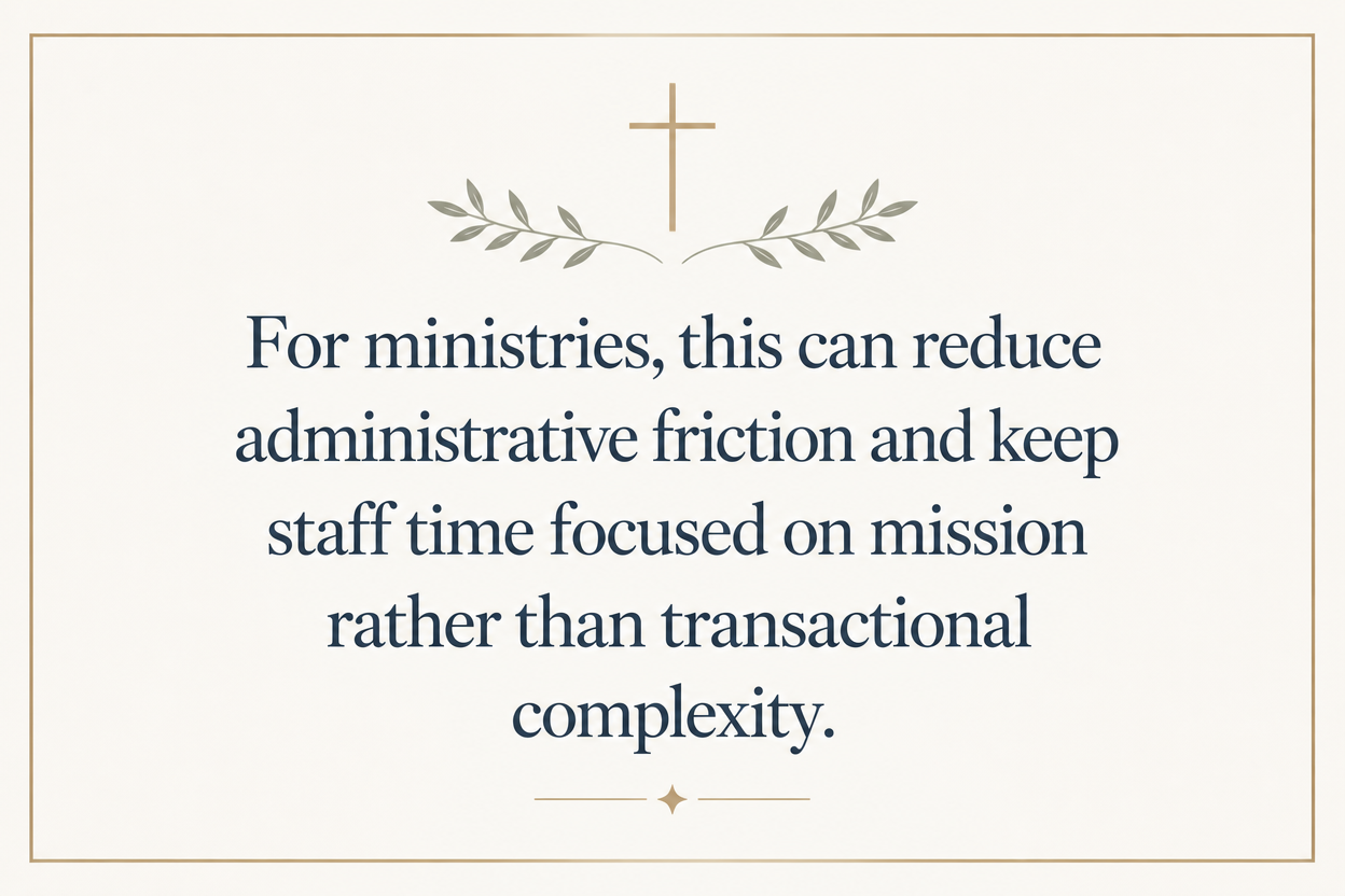 Key insight about How Christian DAF grants support ministries