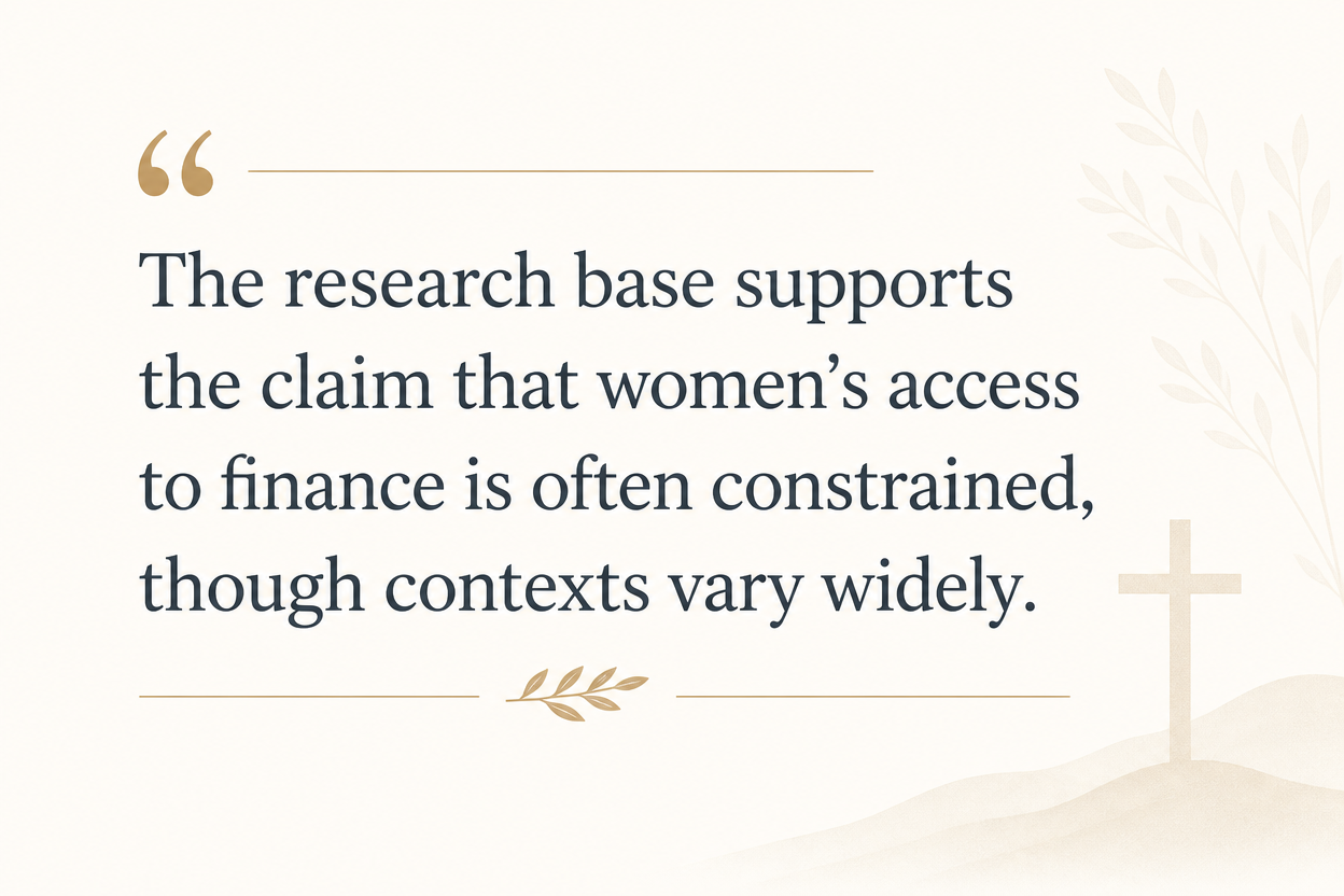Key insight about How Christian development ministries use microenterprise support