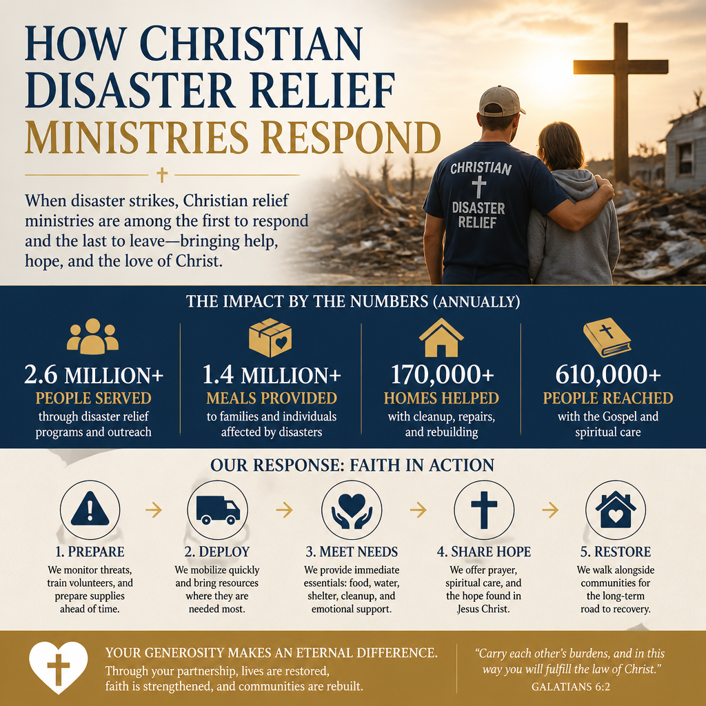 How Christian Disaster Relief Ministries Respond statistics