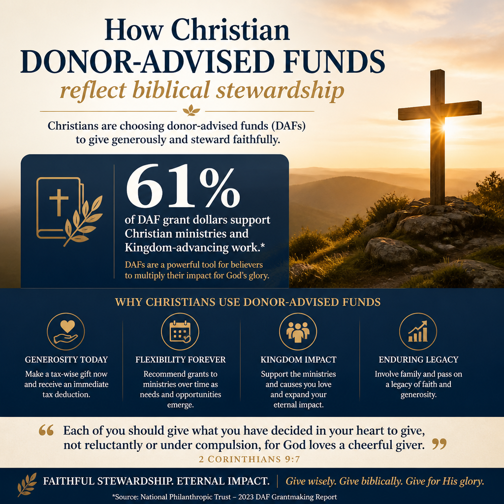 How Christian donor-advised funds reflect biblical stewardship statistics