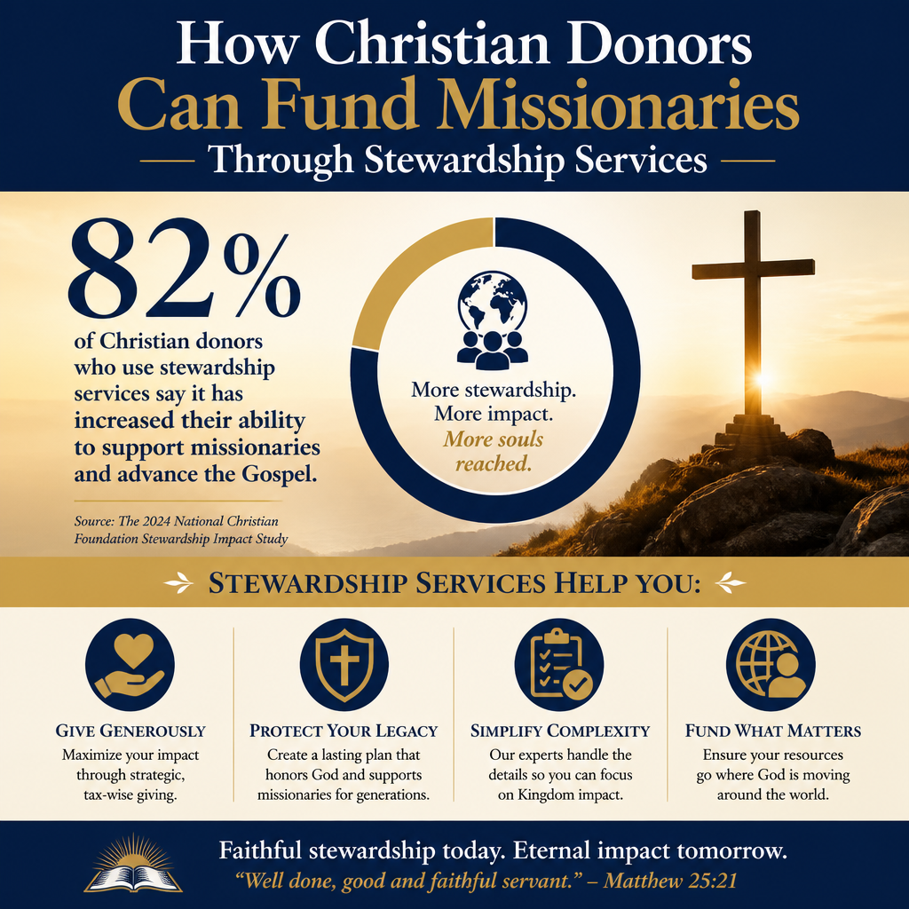 How Christian donors can fund missionaries through stewardship services statistics