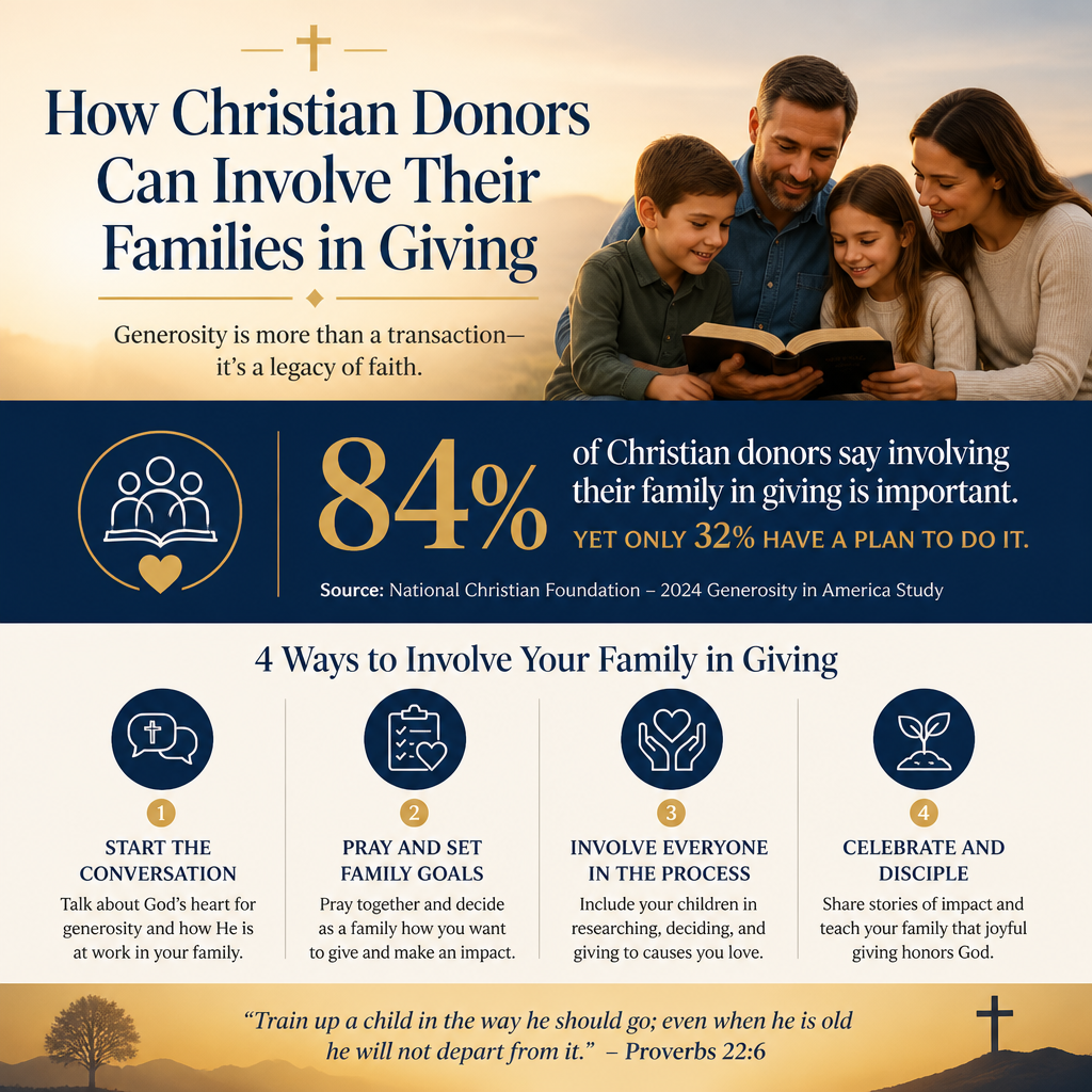 How Christian donors can involve their families in giving statistics