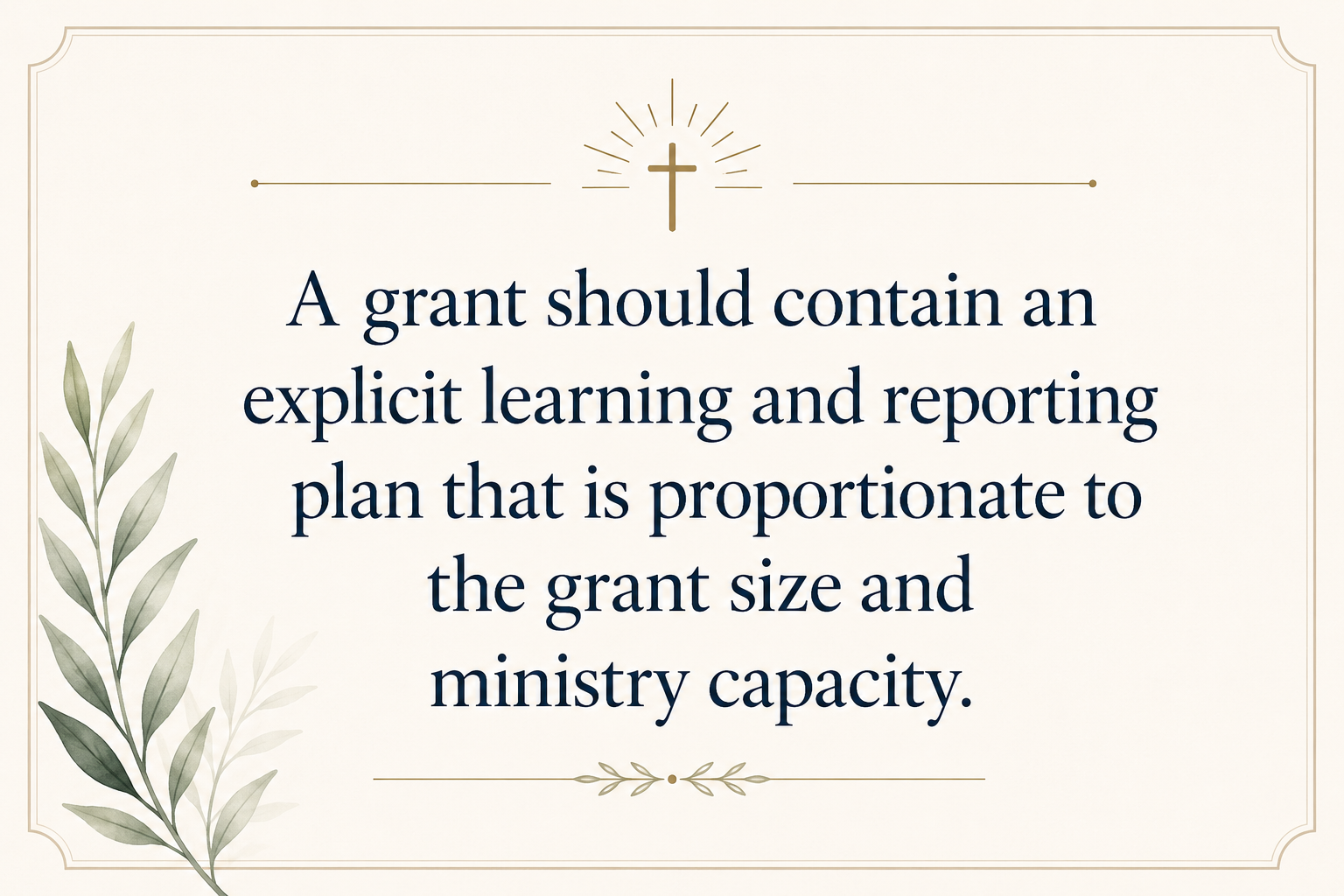 Key insight about How Christian donors track ministry grant impact