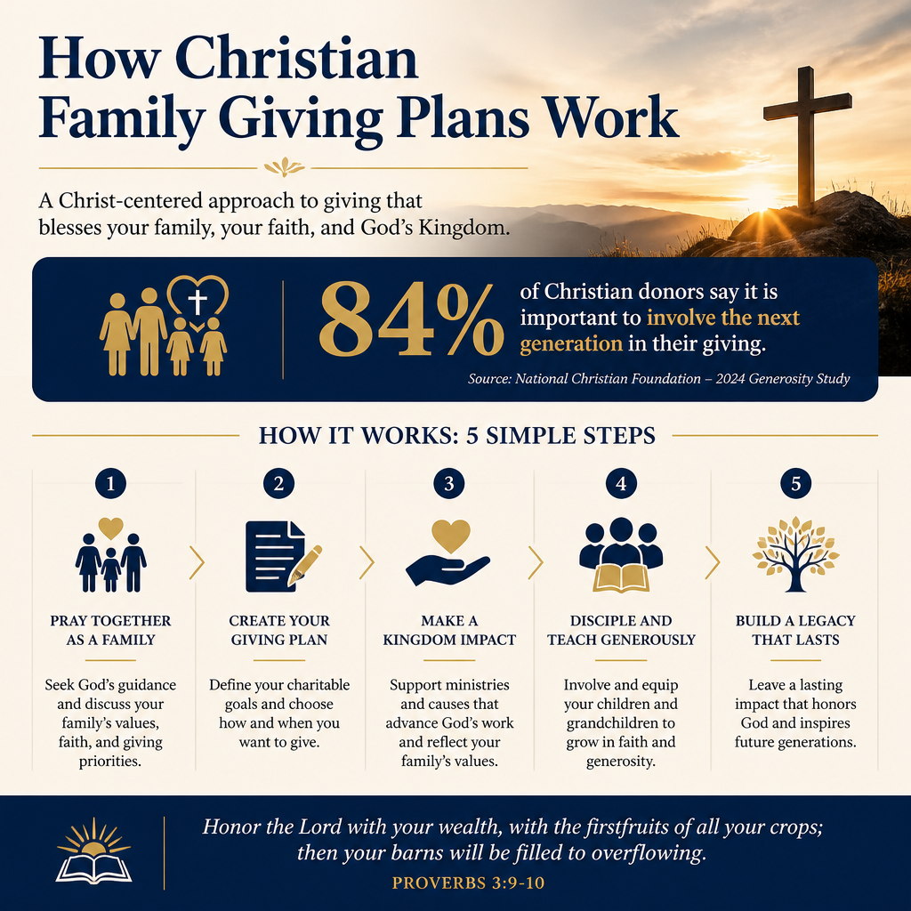 How Christian family giving plans work statistics