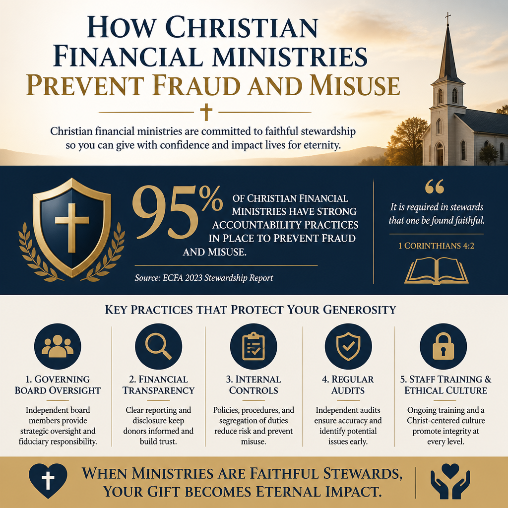 How Christian financial ministries prevent fraud and misuse statistics