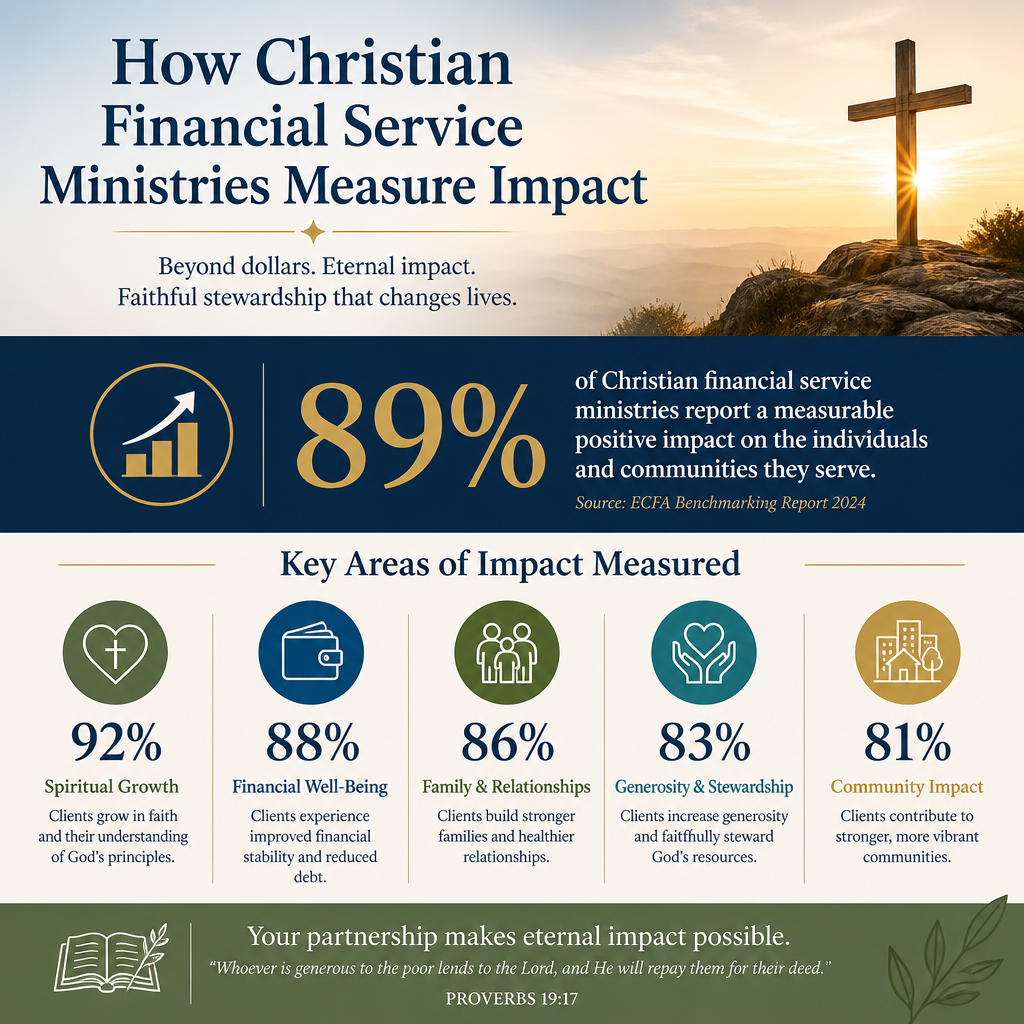 How Christian financial service ministries measure impact statistics