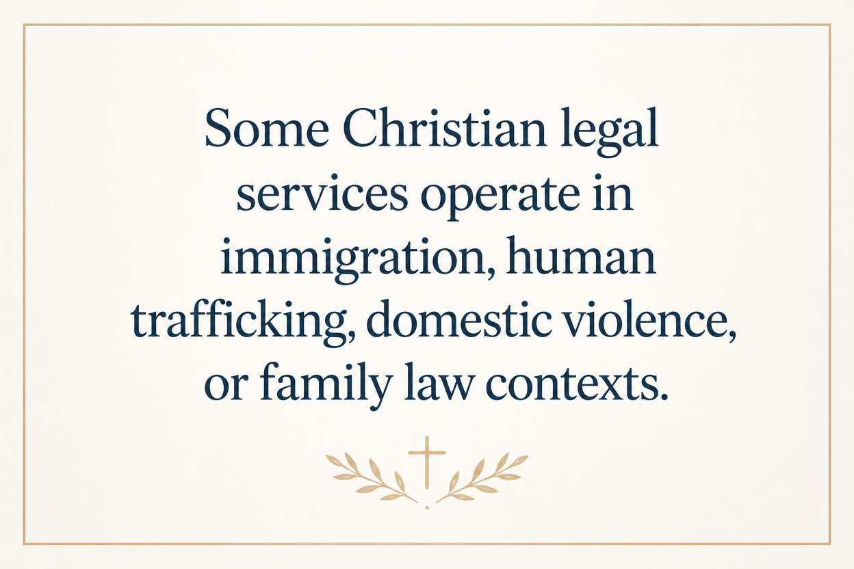 Key insight about How Christian legal services use injunctions