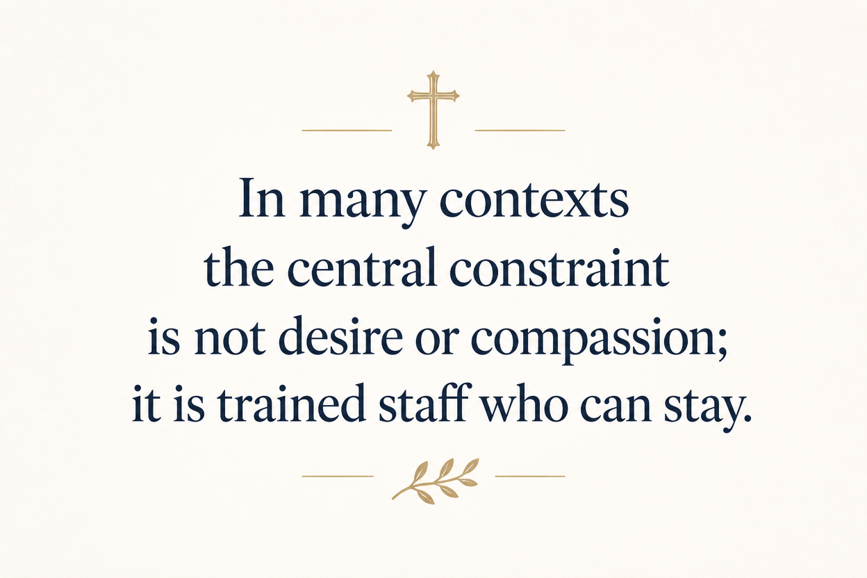 Key insight about How Christian medical ministries operate hospitals and clinics