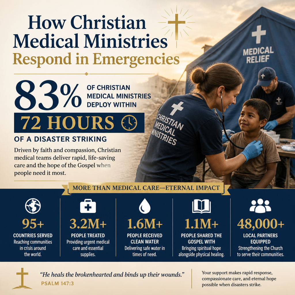 How Christian medical ministries respond in emergencies statistics