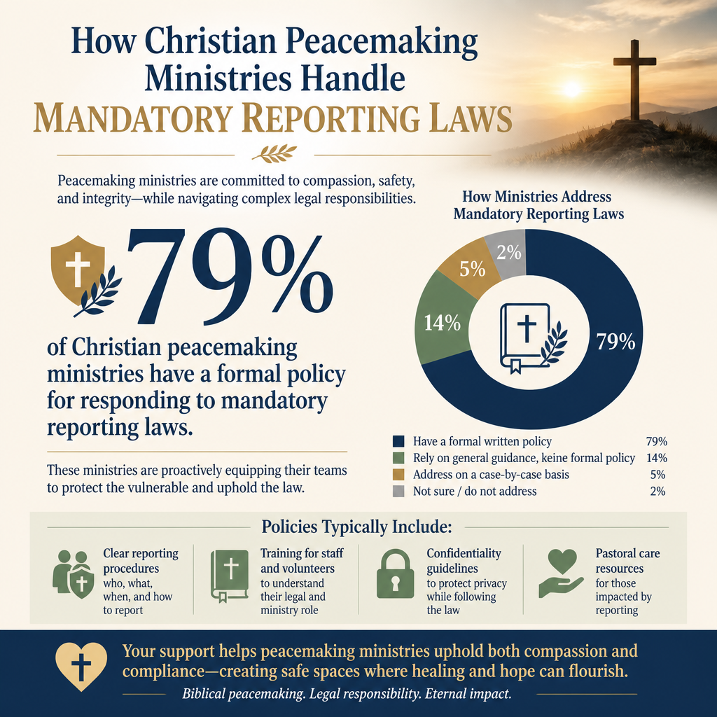 How Christian peacemaking ministries handle mandatory reporting laws statistics