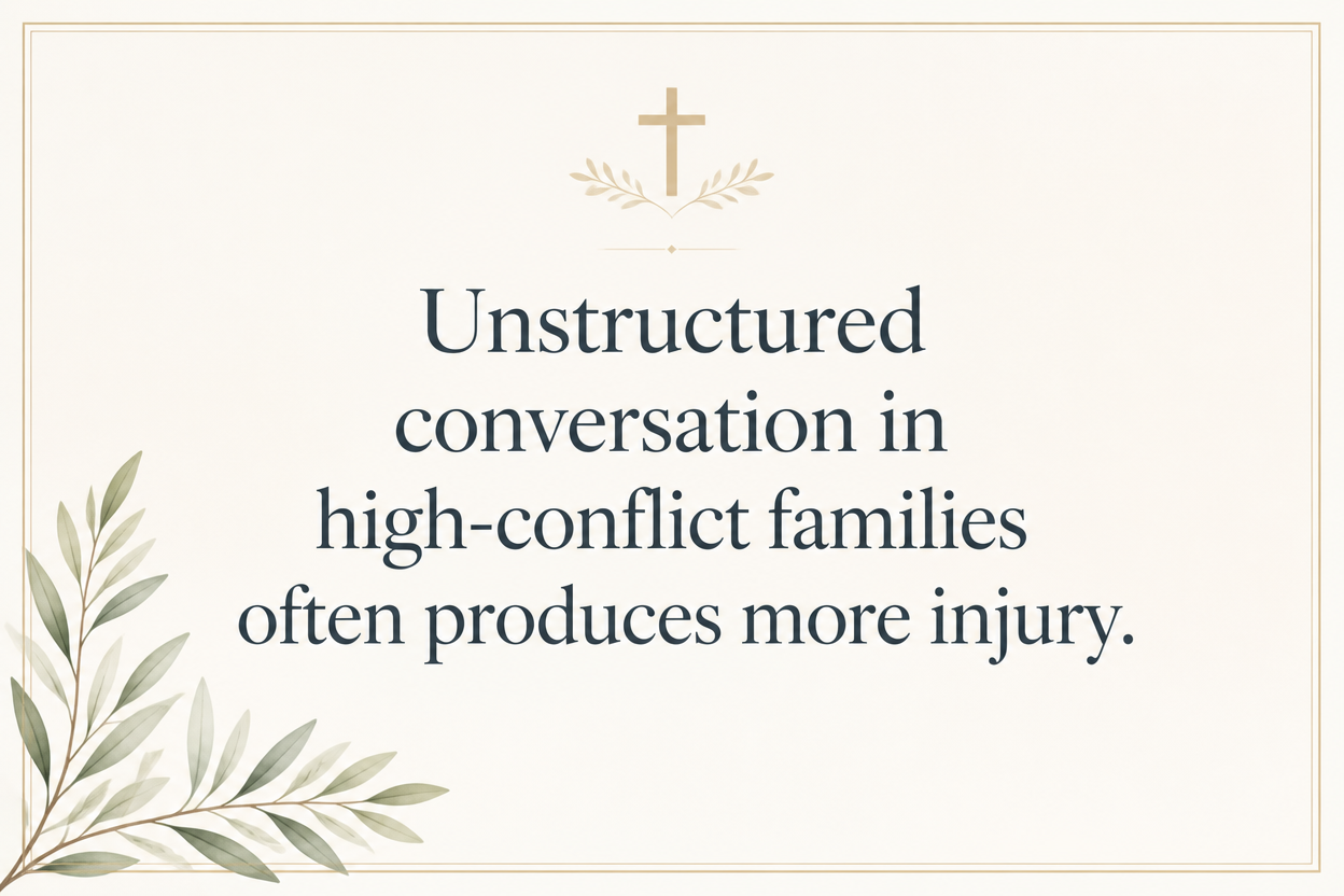 Key insight about How Christian peacemaking ministries serve in family conflict