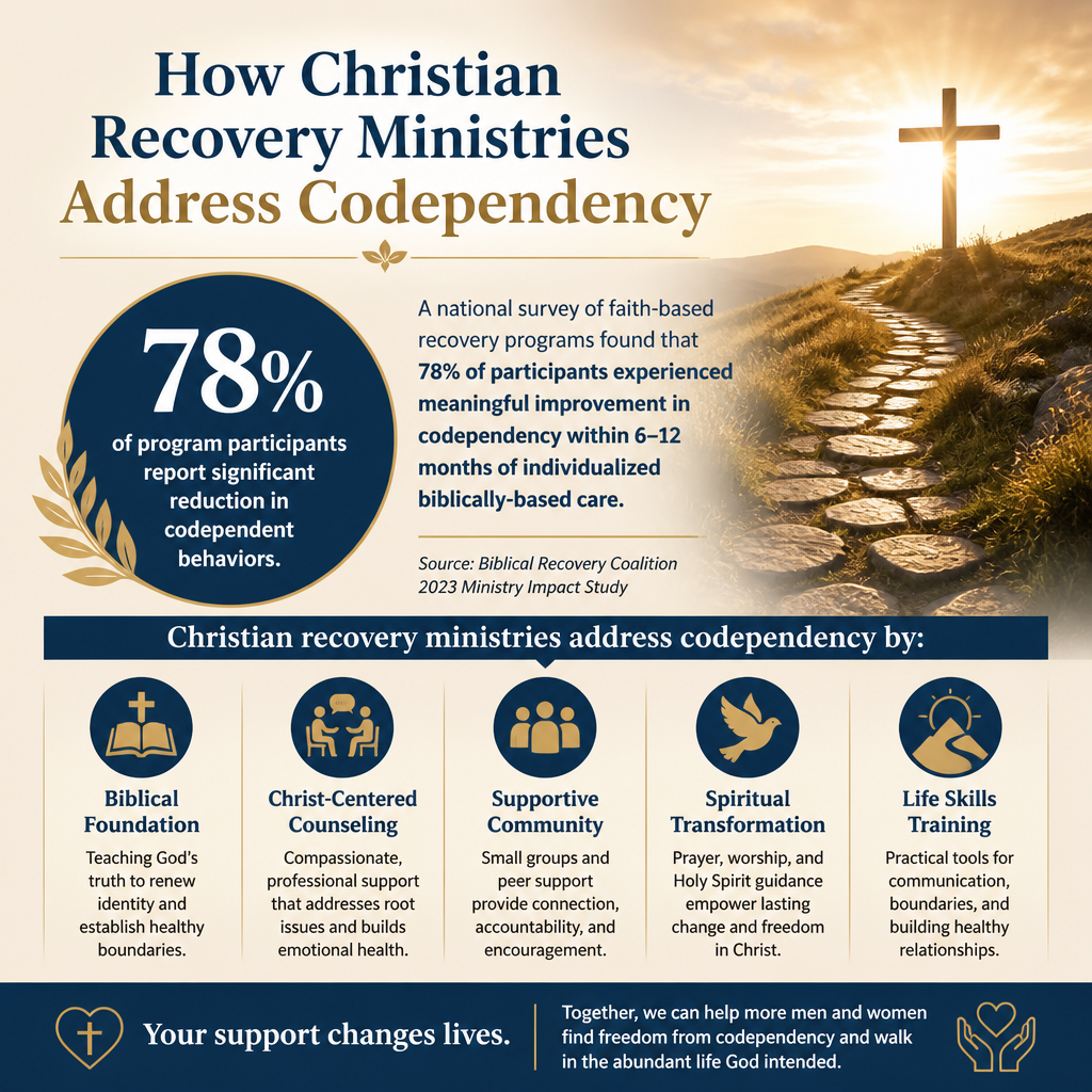 How Christian recovery ministries address codependency statistics