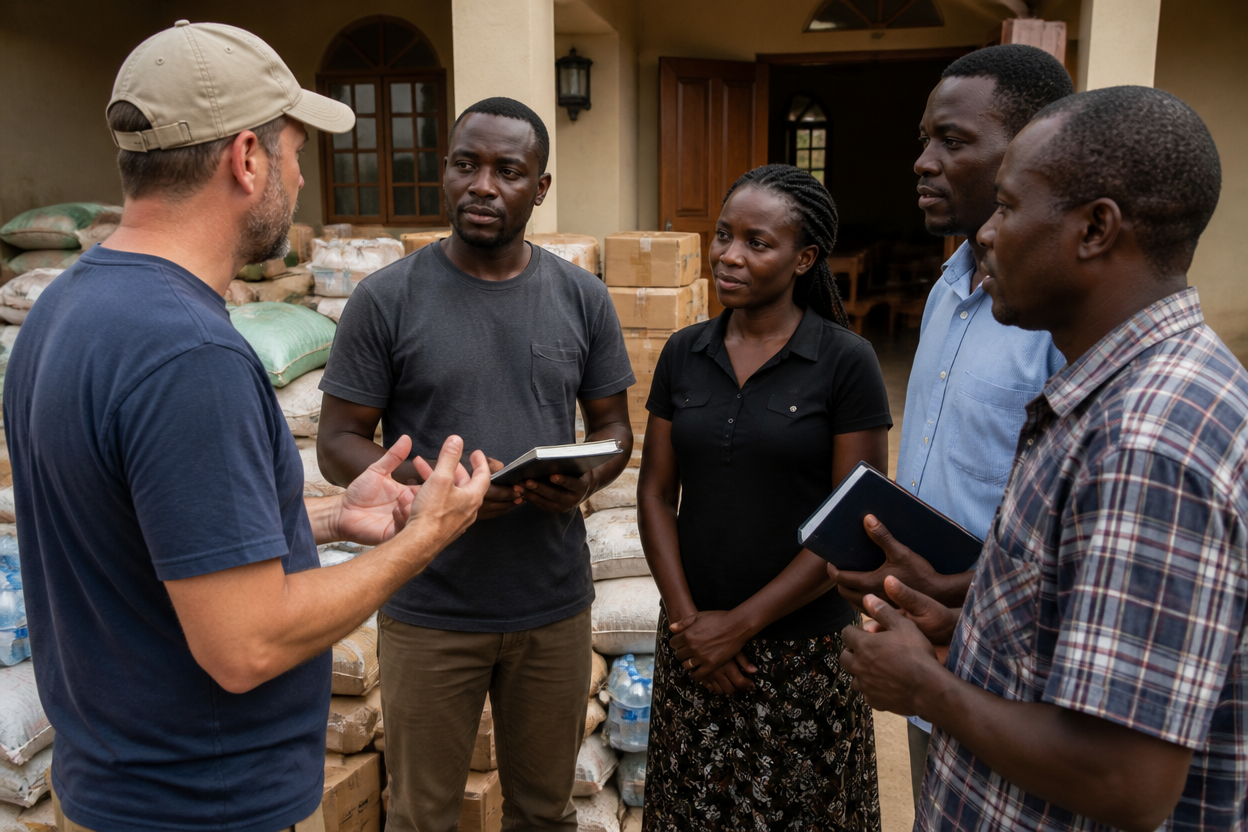 Guide to How Christian relief ministries coordinate with local churches