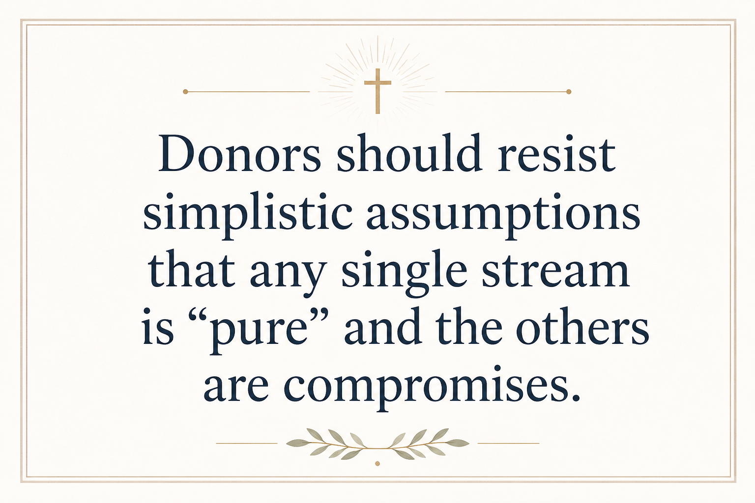 Key insight about How Christian Senior Care Ministries Work