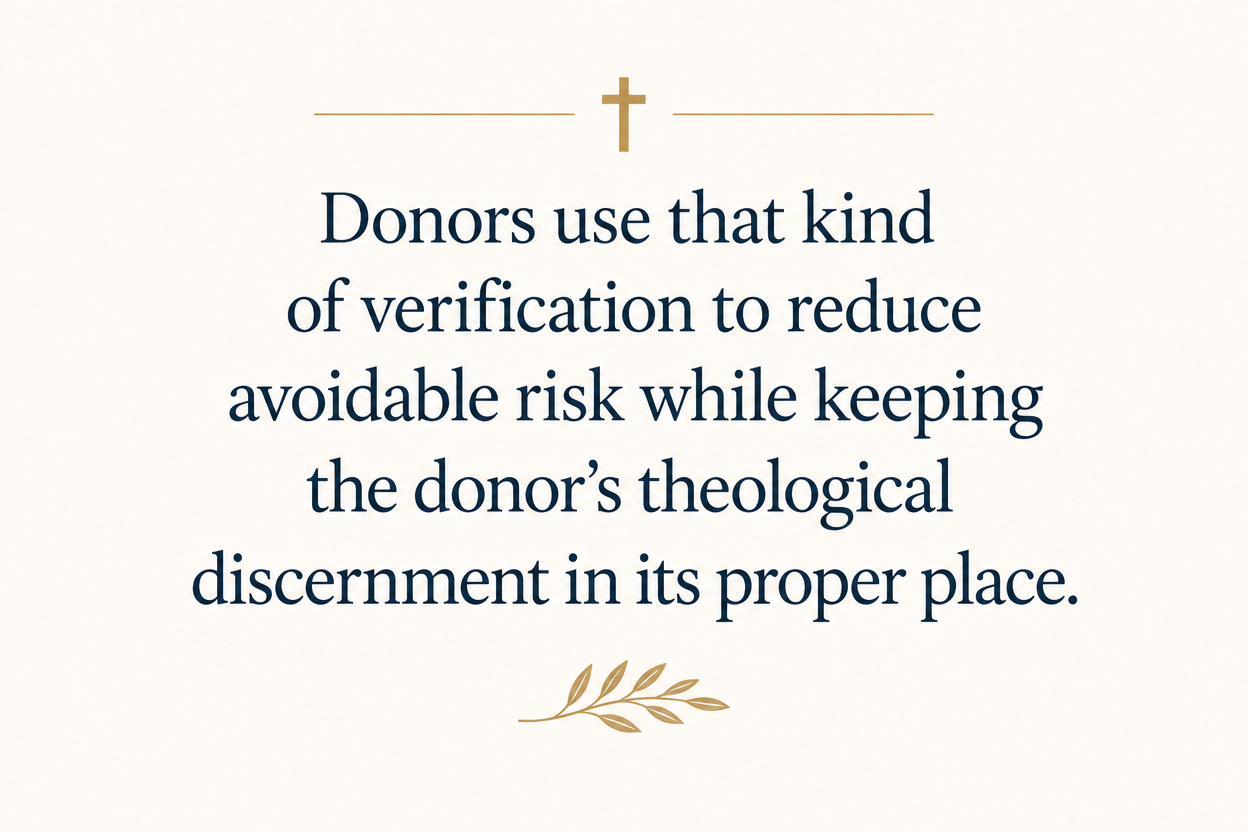 Key insight about How Christian stewardship services set up a DAF