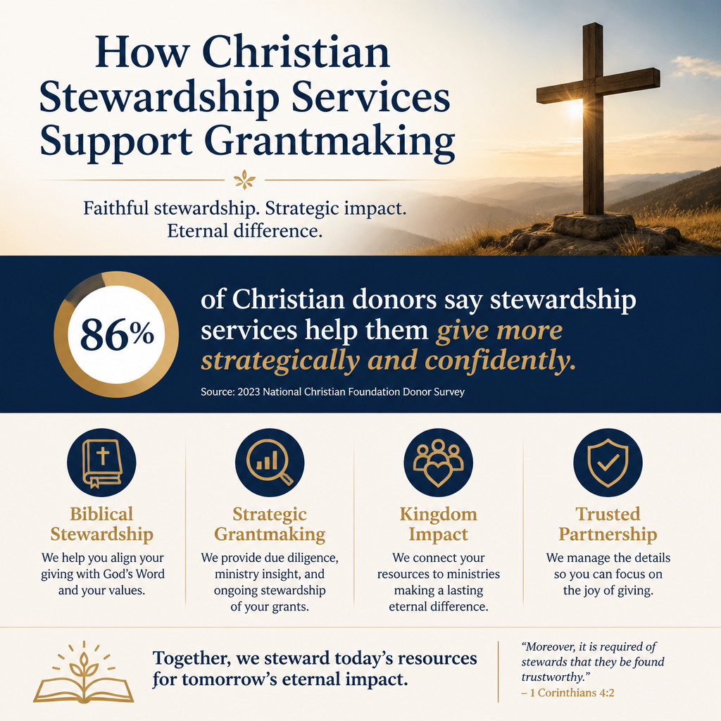 How Christian Stewardship Services Support Grantmaking statistics
