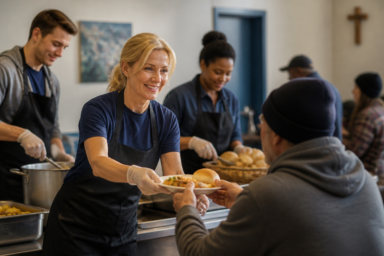 Guide to How Christian volunteers serve at rescue missions