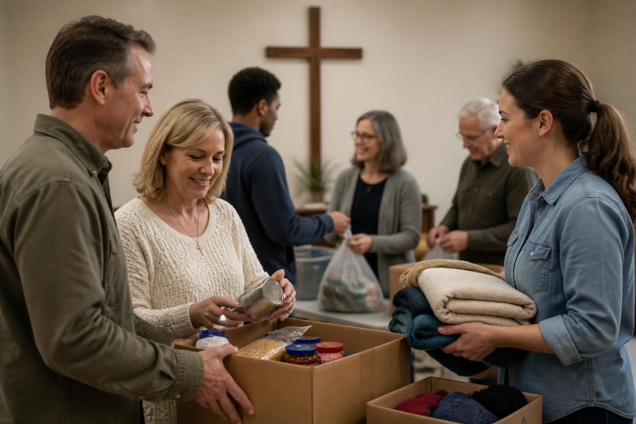 Guide to How Christians balance local church and relief ministry giving