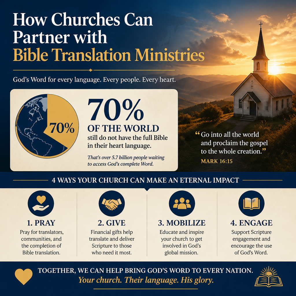 How churches can partner with Bible translation ministries statistics