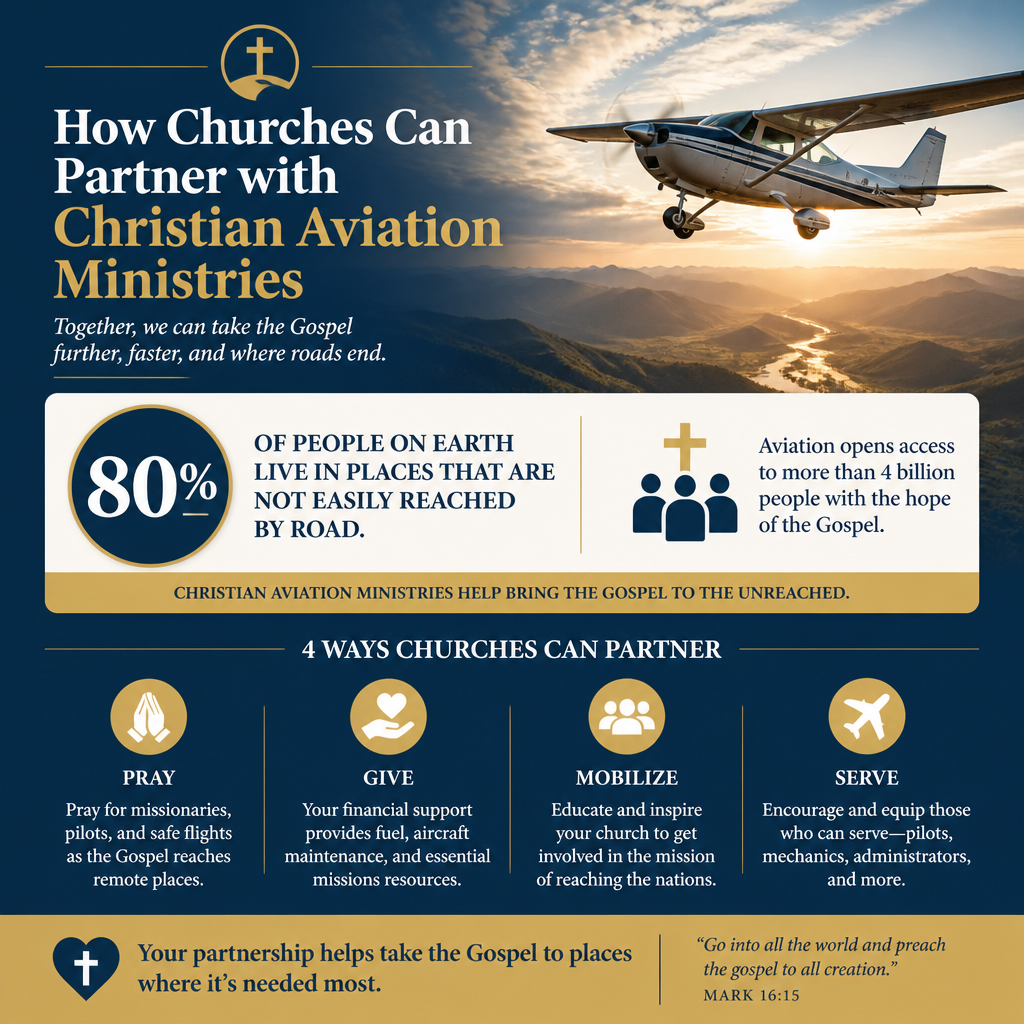 How churches can partner with Christian aviation ministries statistics