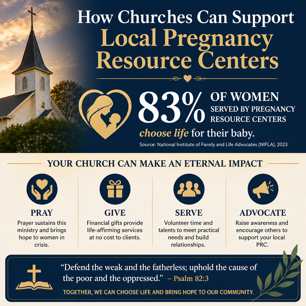 How churches can support local pregnancy resource centers statistics