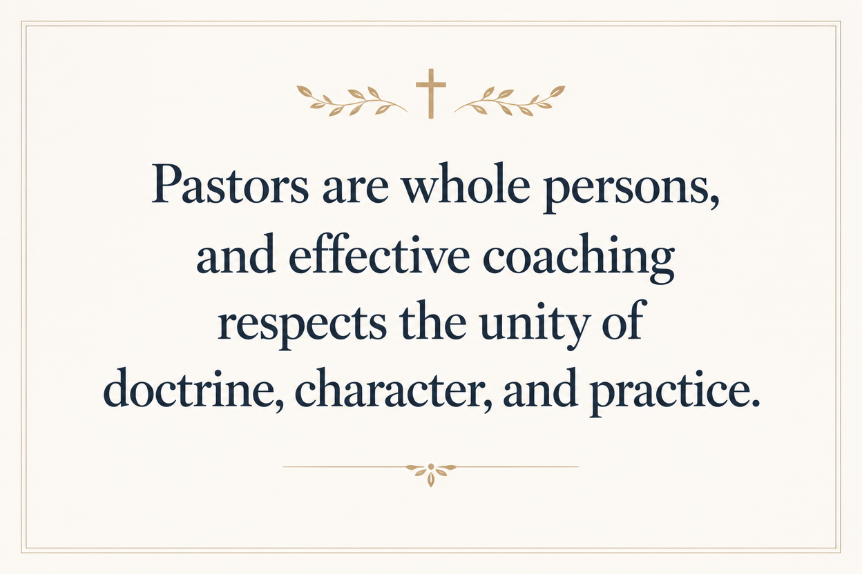 Key insight about How clergy coaching works in discipleship ministries