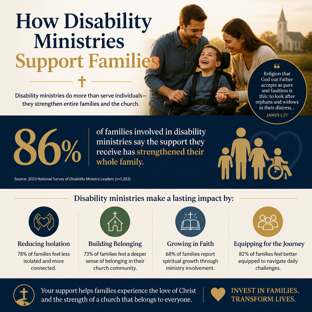 How disability ministries support families statistics