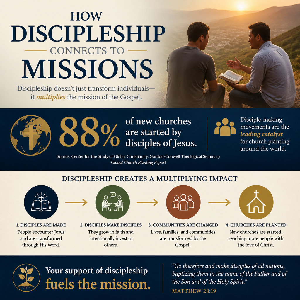 How discipleship connects to missions statistics