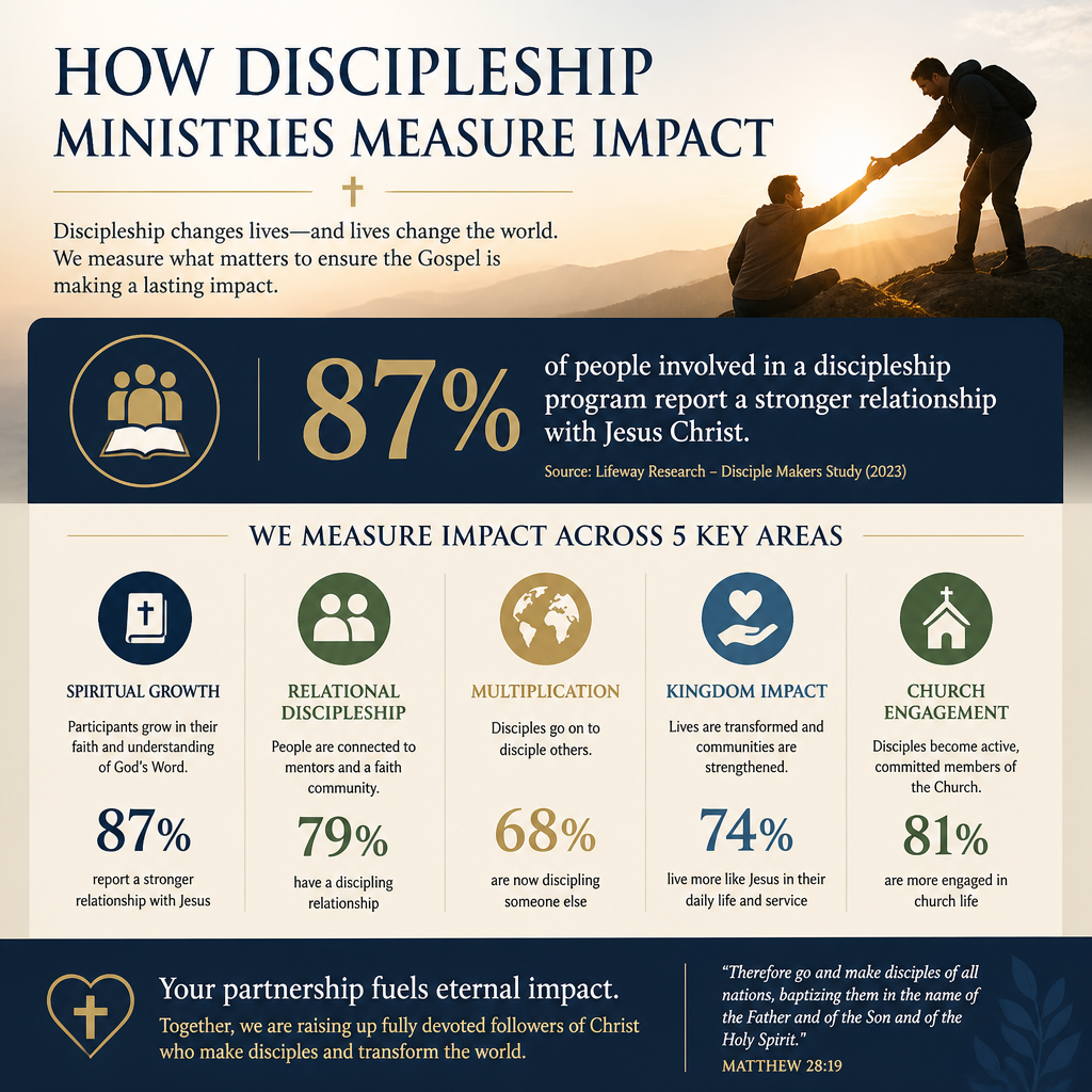 How Discipleship Ministries Measure Impact statistics