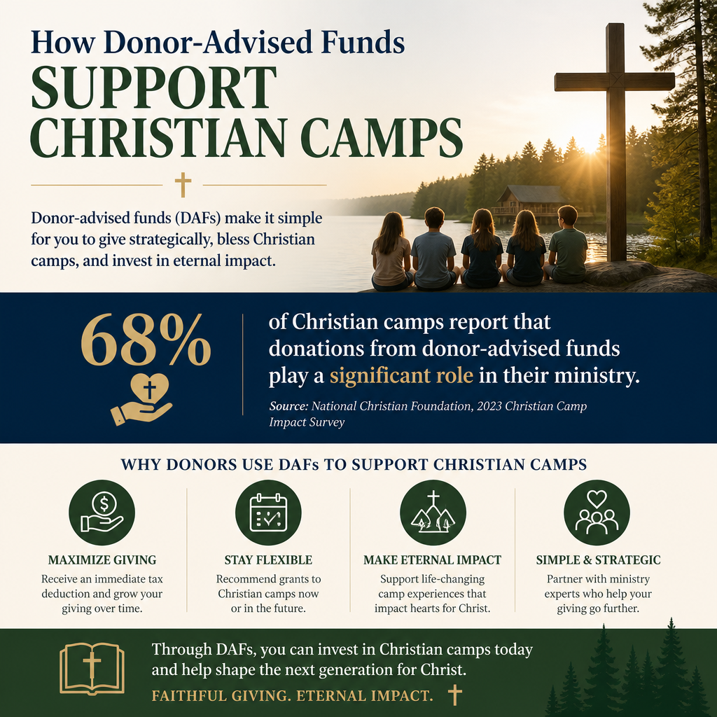 How donor-advised funds support Christian camps statistics