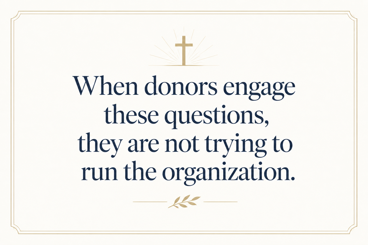 Key insight about How donors can engage discipleship ministry leadership
