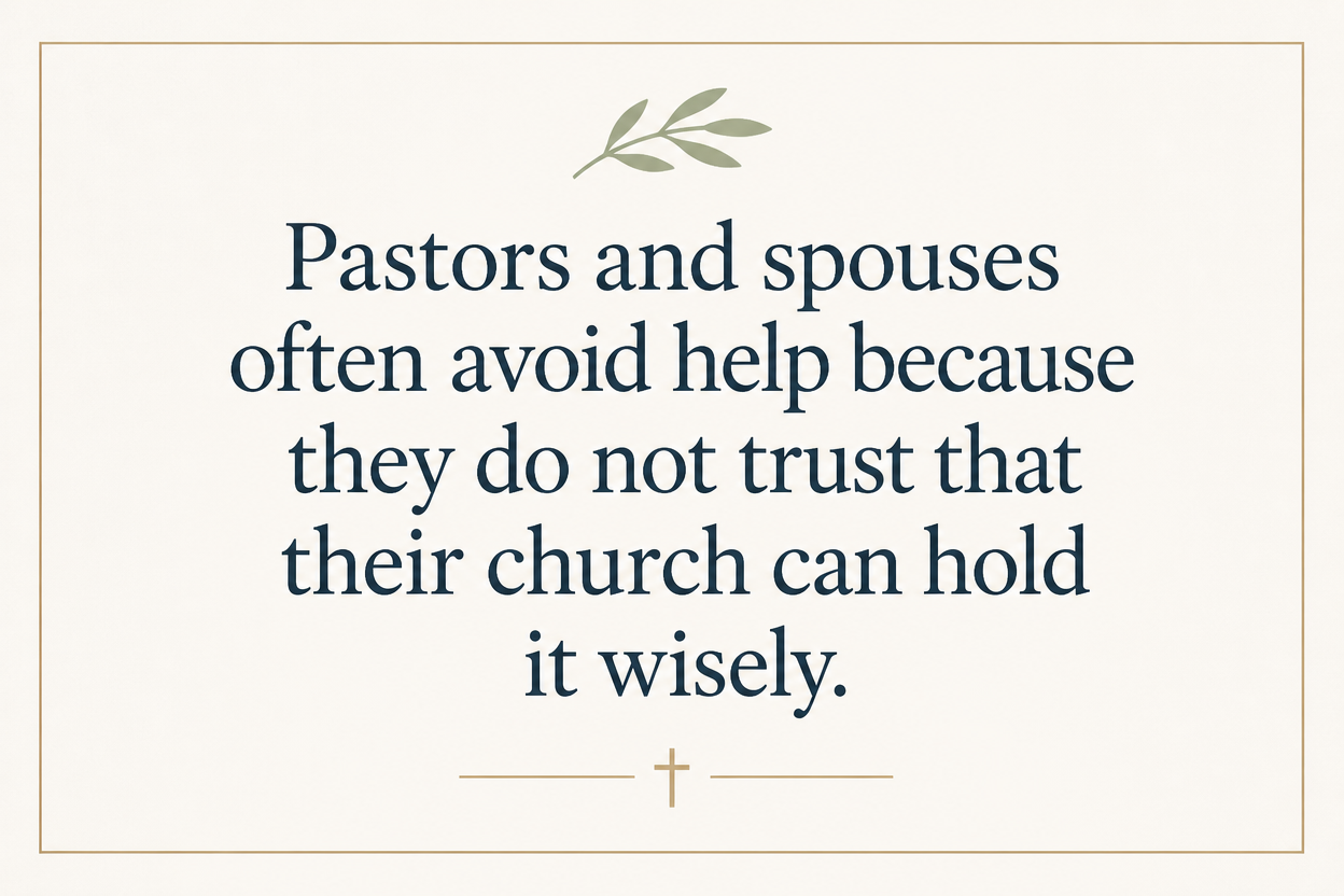 Key insight about How donors can fund pastor family care ministries