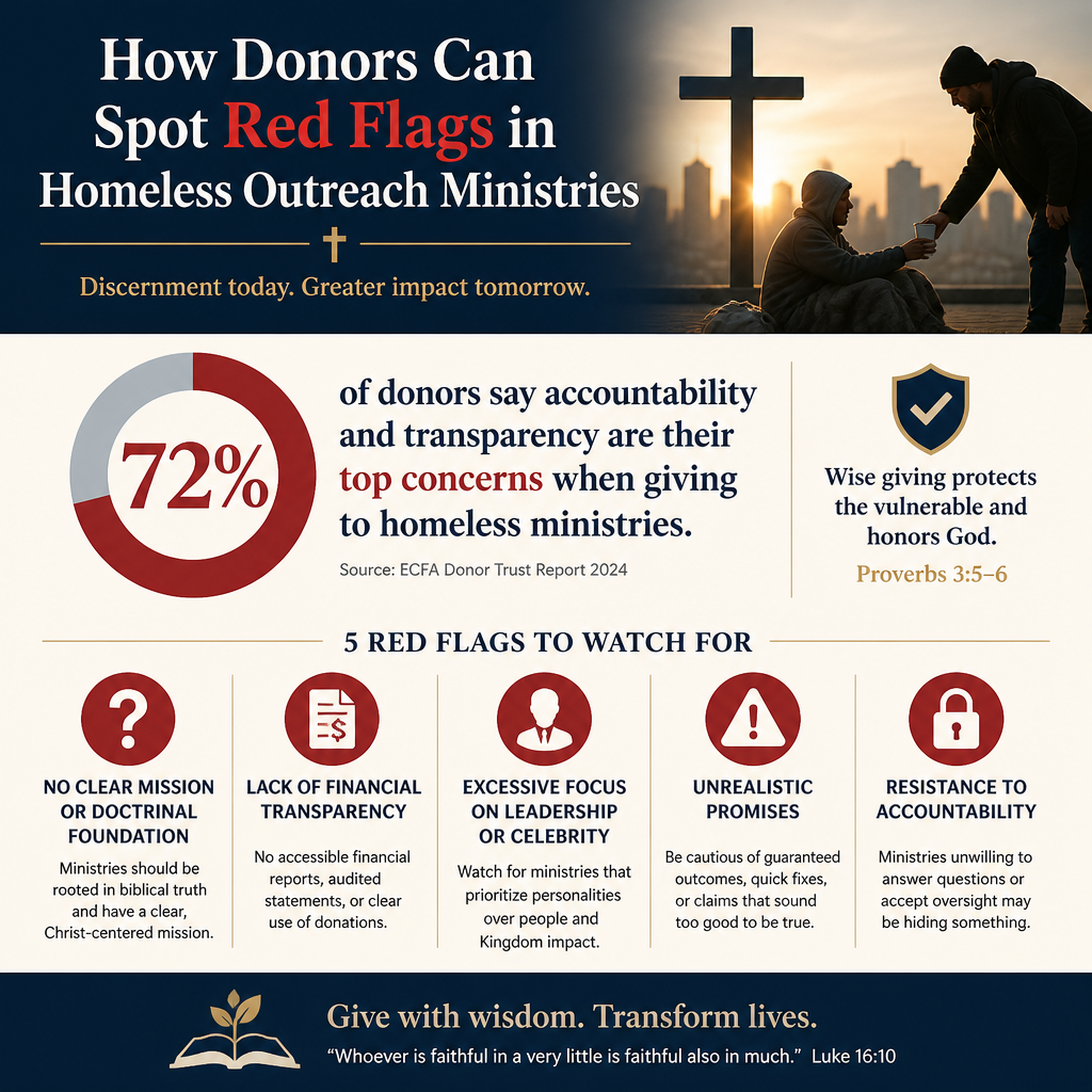 How donors can spot red flags in homeless outreach ministries statistics