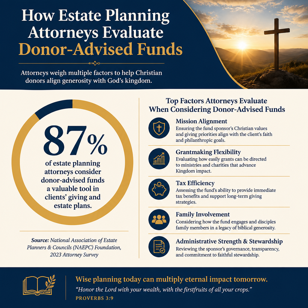 How estate planning attorneys evaluate donor-advised funds statistics