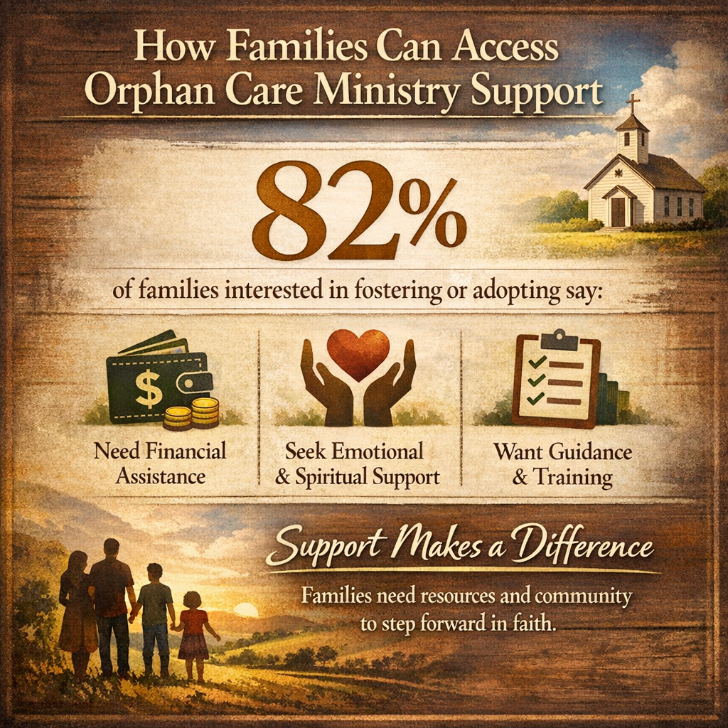 How families can access orphan care ministry support statistics