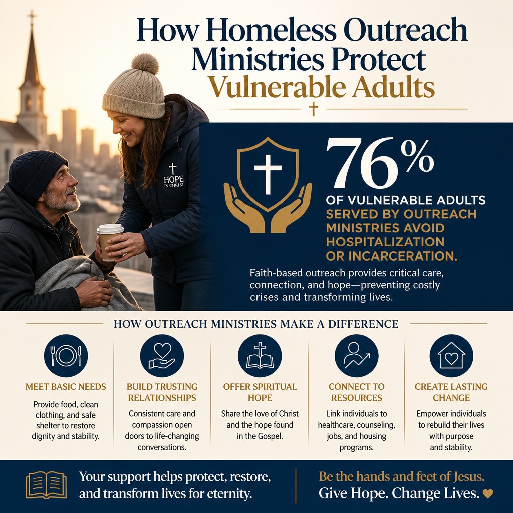 How homeless outreach ministries protect vulnerable adults statistics