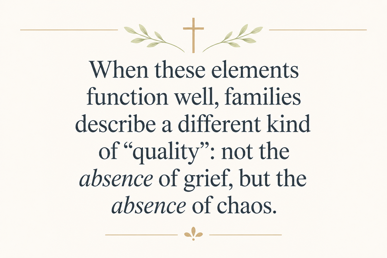 Key insight about How hospice support works in Christian senior care