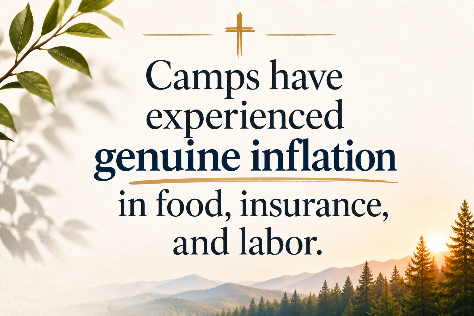 Key insight about How major gifts shape Christian camp ministry