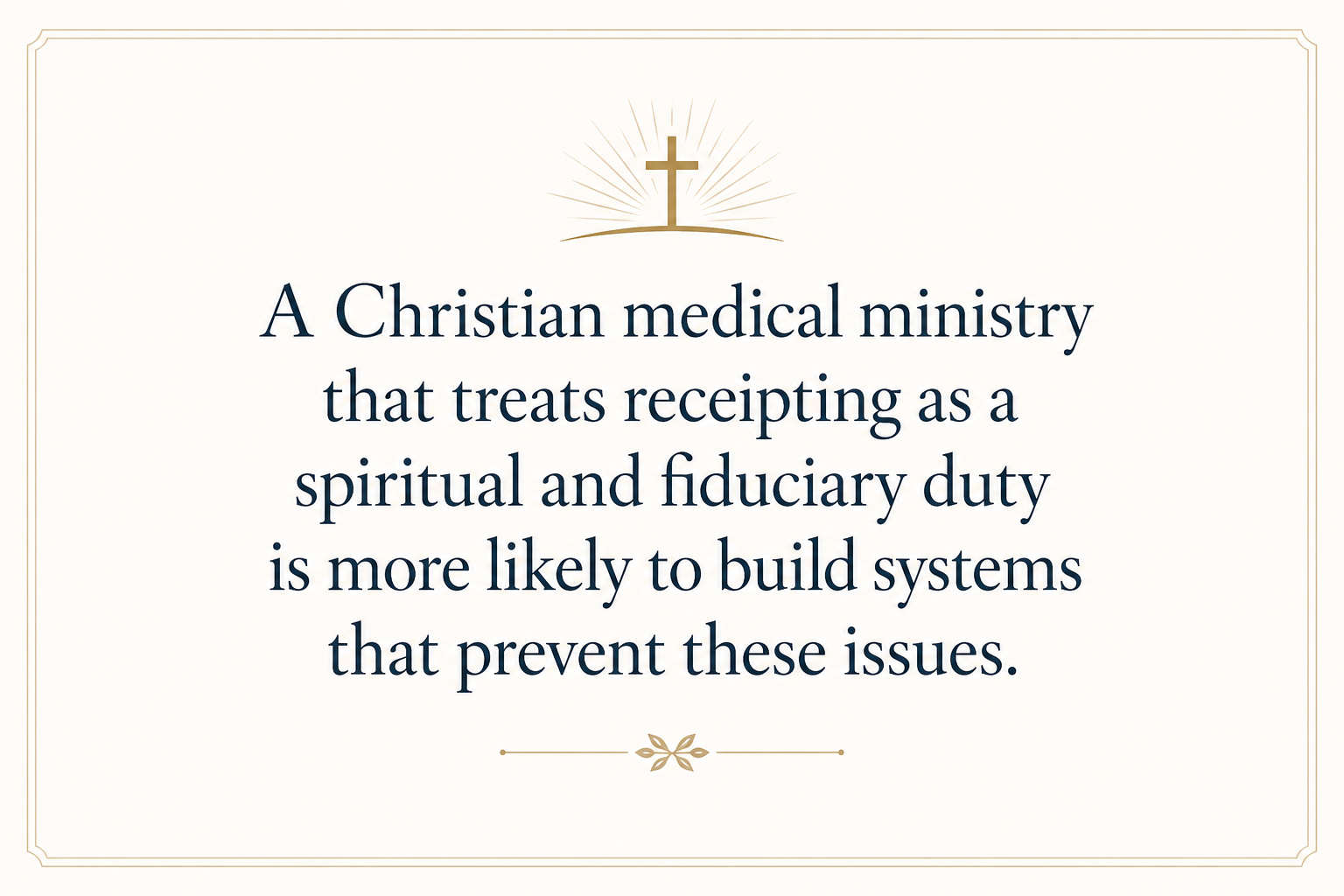 Key insight about How matching gifts work for Christian medical ministry donations