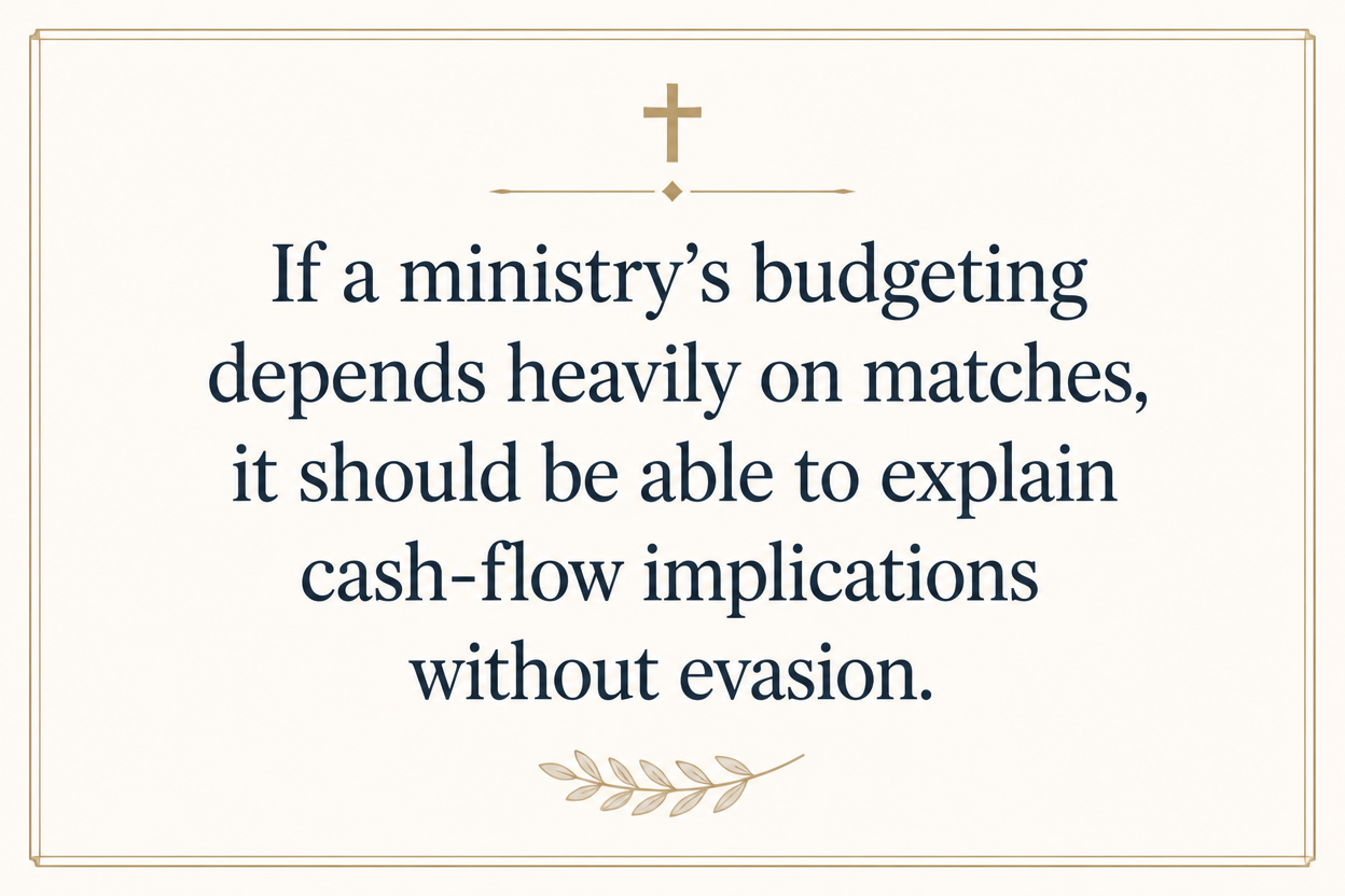 Key insight about How matching gifts work for pastoral support ministries