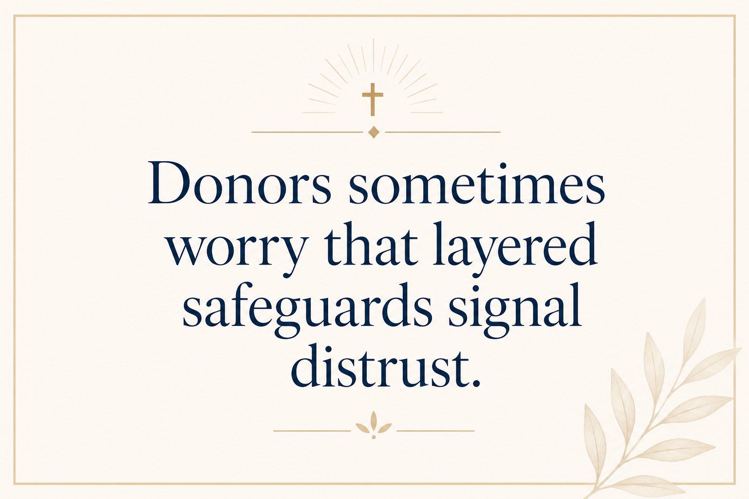 Key insight about How military outreach ministries handle security and background checks