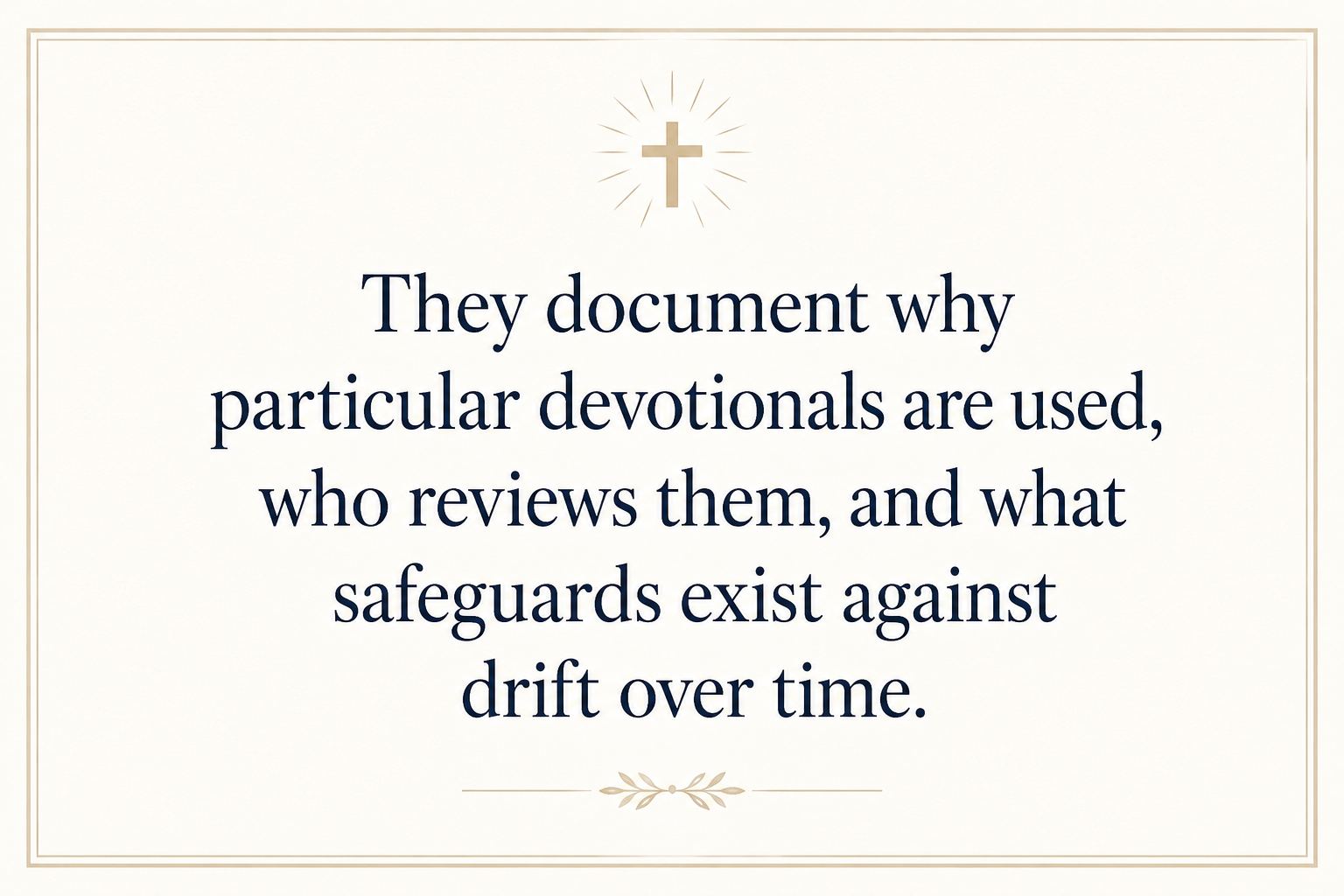 Key insight about How military outreach ministries provide Bibles and devotionals