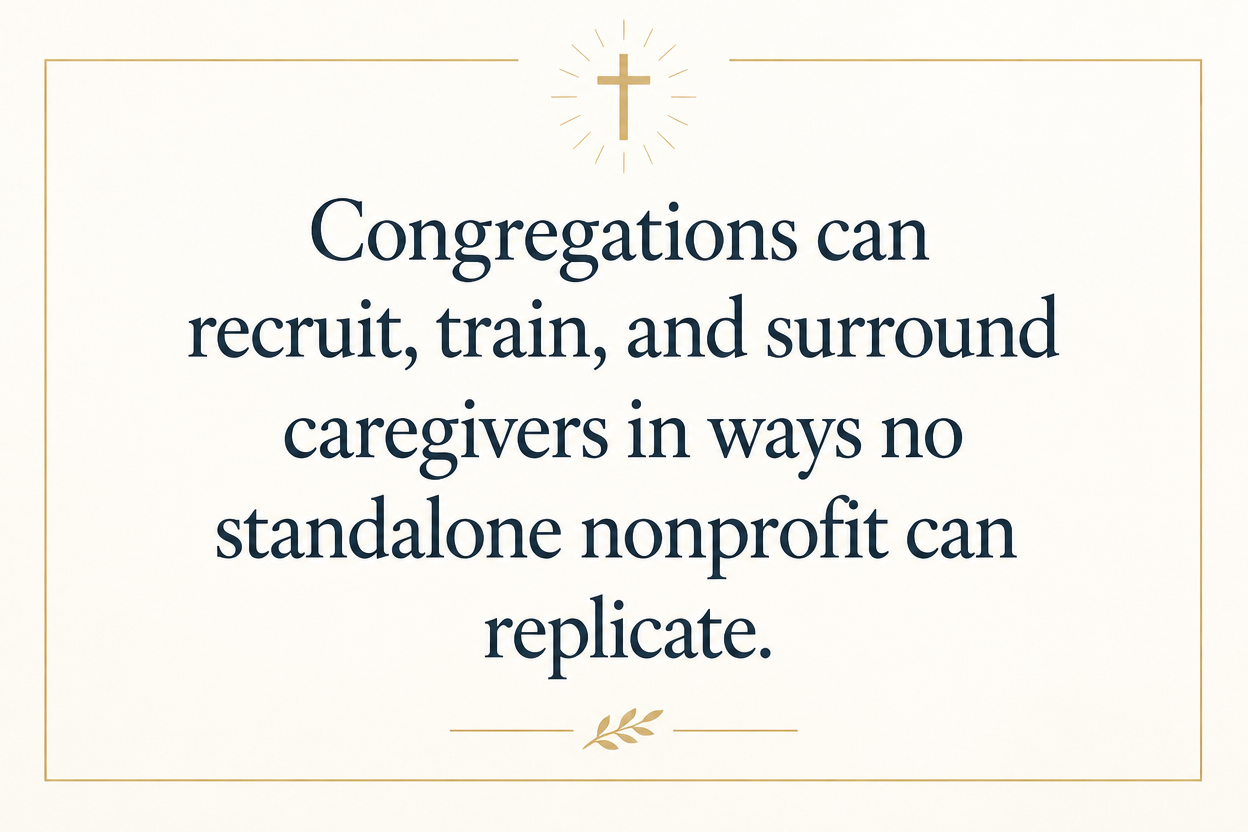Key insight about How orphan care ministries partner with local churches