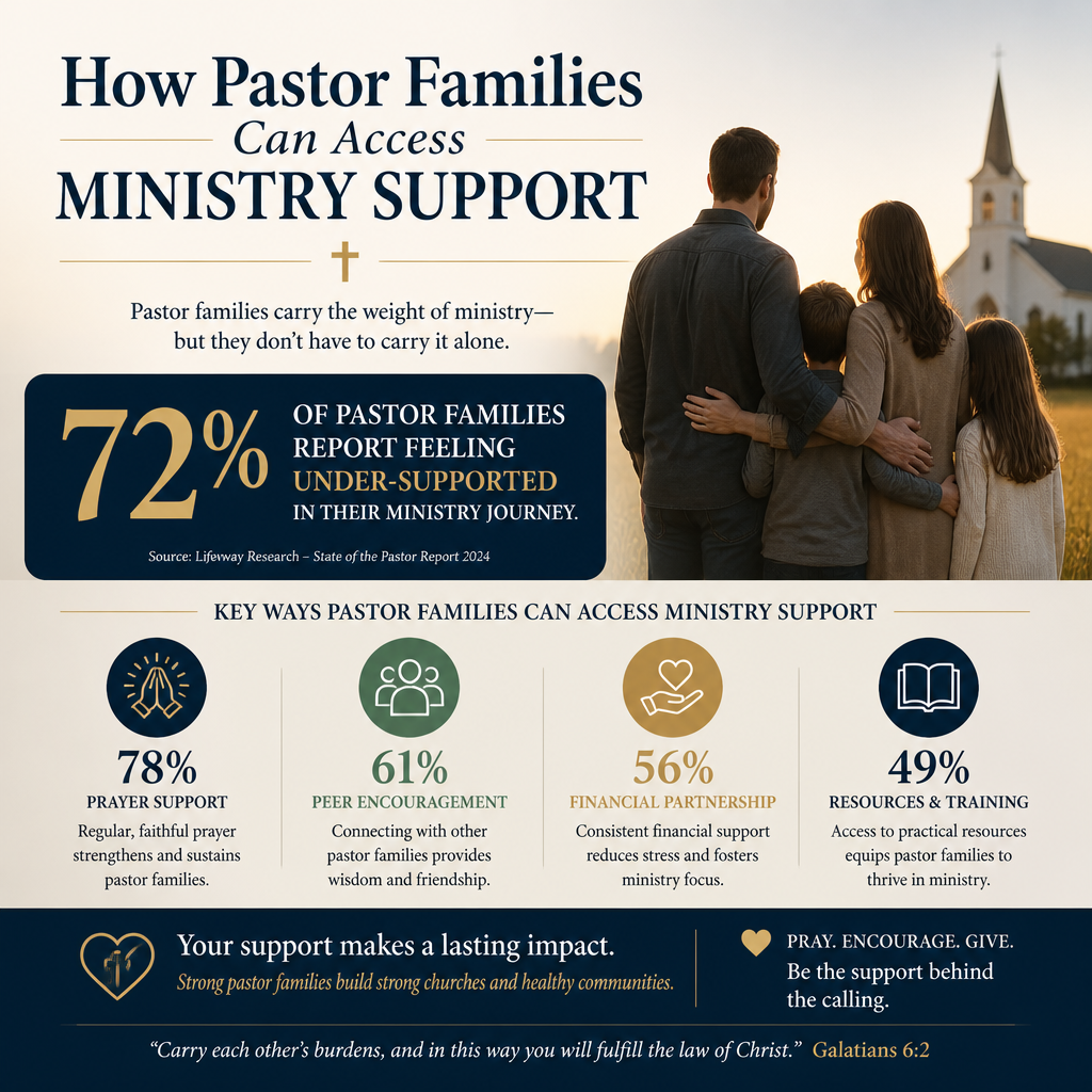 How pastor families can access ministry support statistics