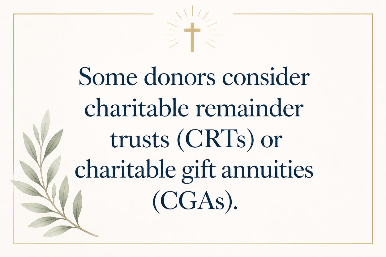 Key insight about How planned gifts work for Christian financial service ministries
